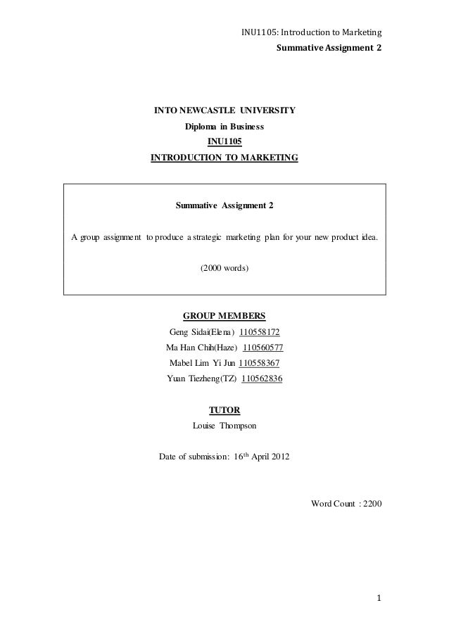Sample Marketing Assignment | Free Marketing Essay - Free Marketing Essay - Essay UK