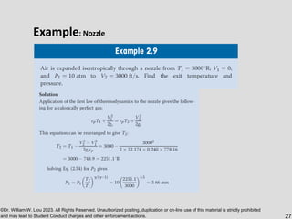 ©Dr. William W. Liou 2023. All Rights Reserved. Unauthorized posting, duplication or on-line use of this material is strictly prohibited
and may lead to Student Conduct charges and other enforcement actions. 27
Example: Nozzle
 