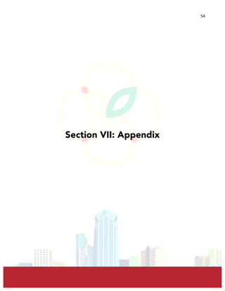  
	
  
54	
  
Section VII: Appendix
 
