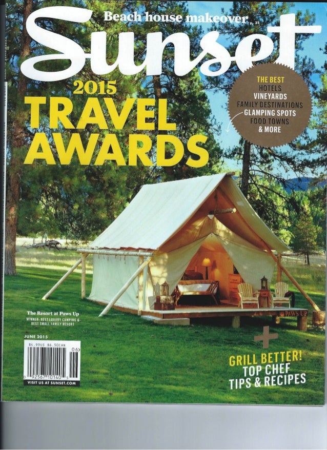 sunset magazine issue awards travel slideshare