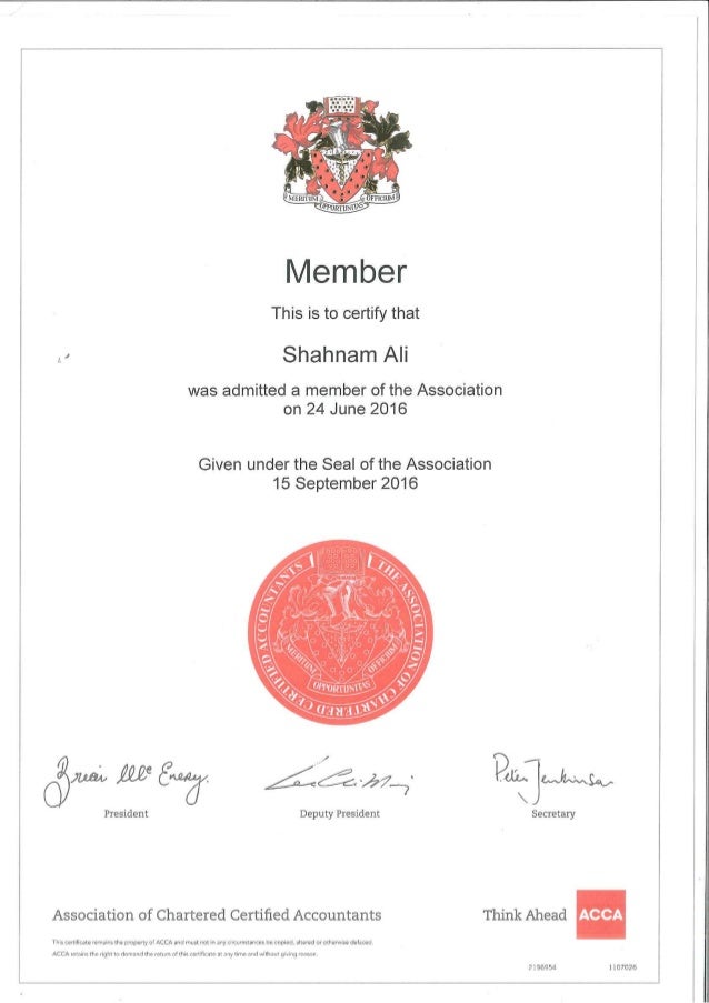 acca-membership-certificate
