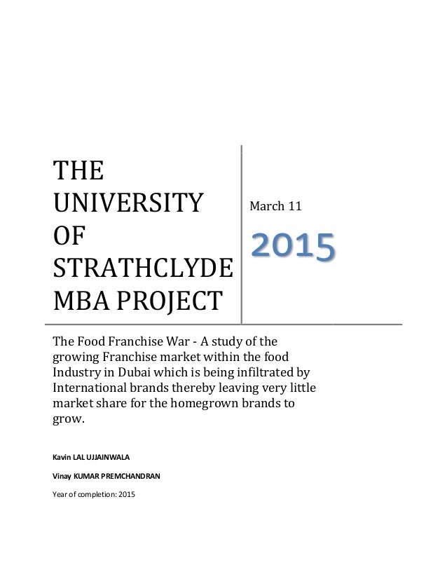 compiled version of mba project with cover page cover page for a project