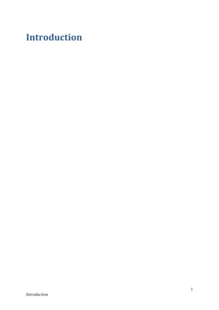 1
Introduction
Introduction
 