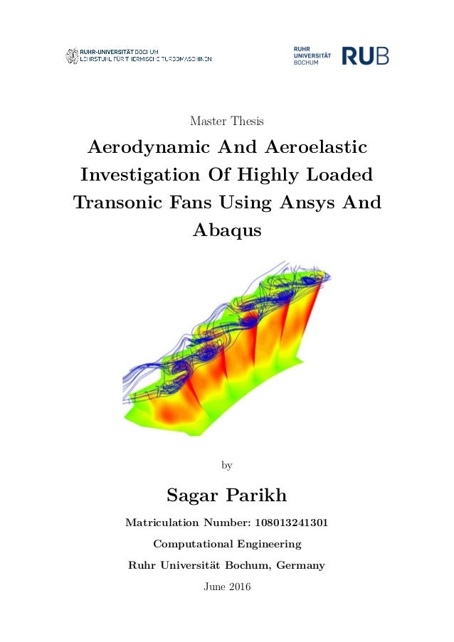 Aerodynamic thesis image