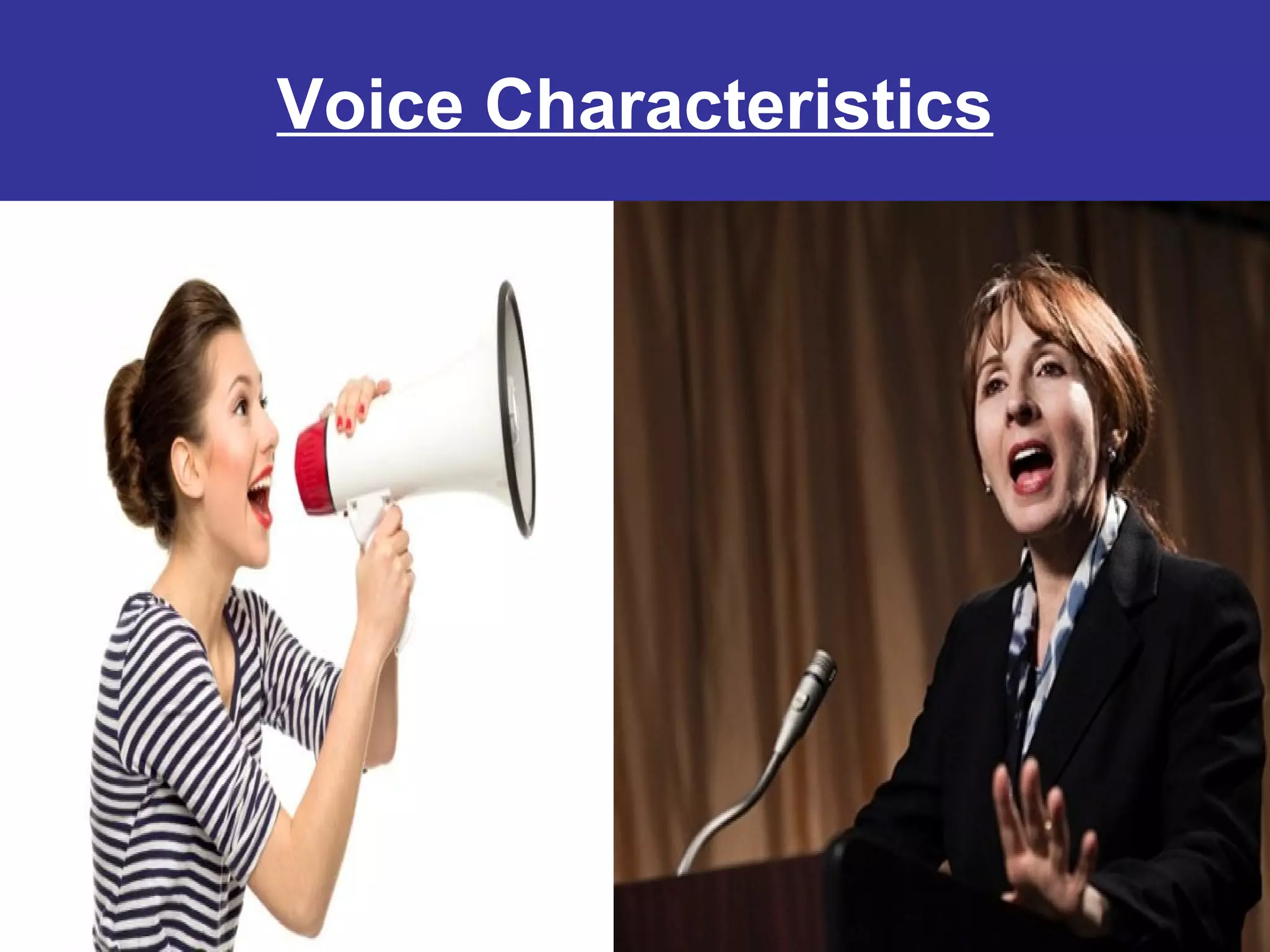 Voice Characteristics
16-12
 