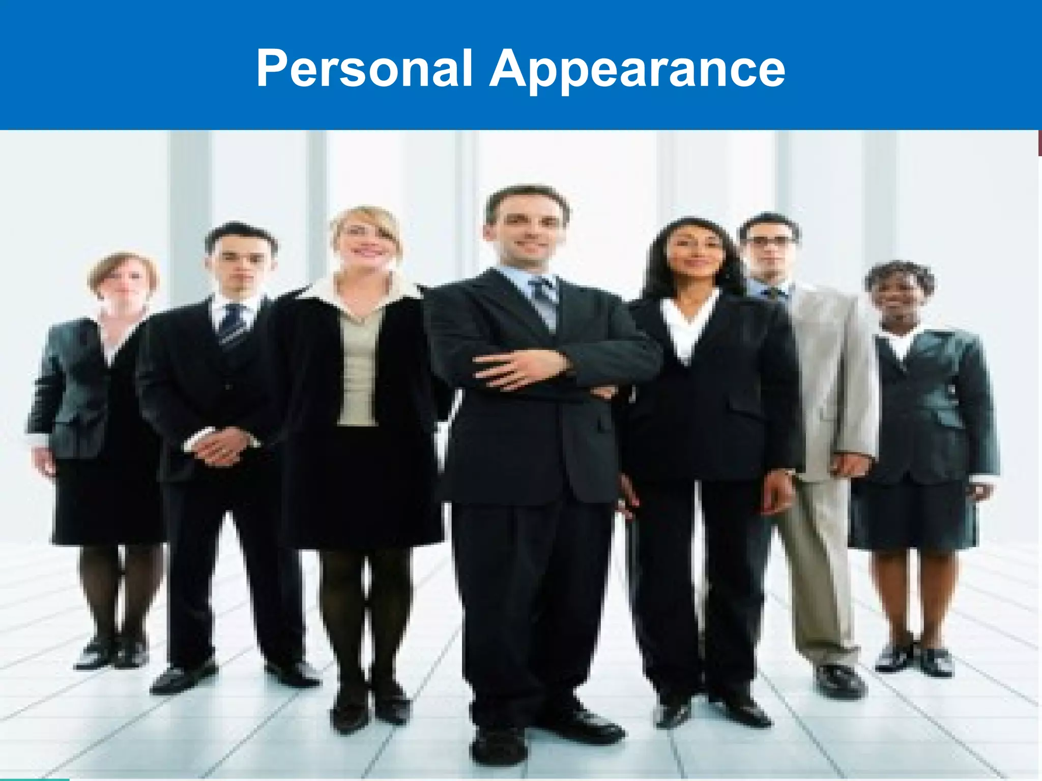 Personal Appearance
16-13
 