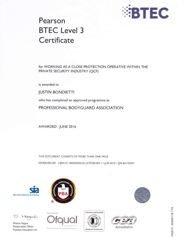 Level 3 Close Protection Certificate close-protection-securitek