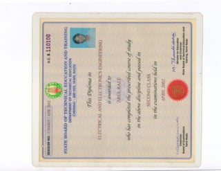 Diplomo Certificate