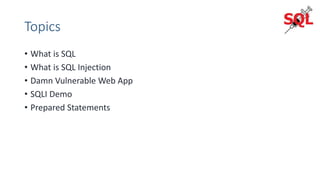 SQL Injection | PPT