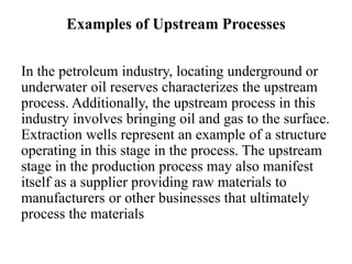 How could the linkage between upstream and downstream value chain ...