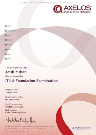 ITIL Foundation