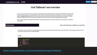 https://rachelandrew.co.uk/css/cheatsheets/grid-fallbacks
 
