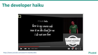 https://www.youtube.com/watch?v=SSxI9eonBVs
The developer haiku
 