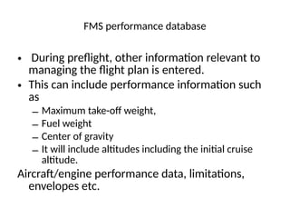 Fms Database Comprehensive Overview of Flight Management Systems: Functions ...