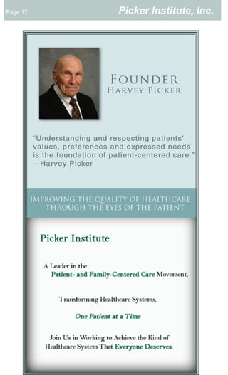 Page 17   Picker Institute, Inc.
 