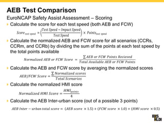 Front Crash Prevention and AEB - Addendum, Adrian Lund, President IIHS ...