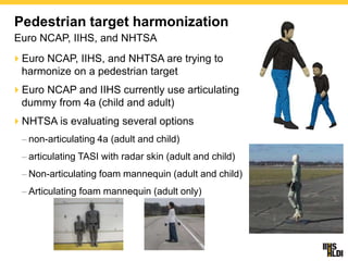 Front Crash Prevention and AEB - Addendum, Adrian Lund, President IIHS ...