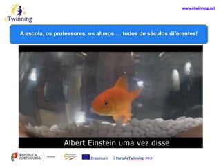 A escola, os professores, os alunos … todos de séculos diferentes!
 