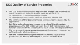 DDS over TSN: configuring TSN to meet DDS-level QoSes | PDF
