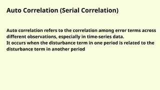 Understanding Auto Correlation: Causes and Consequences in Time-Series ...