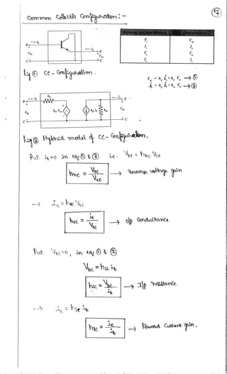 Analog electronics Circuits Notes written by Arun Kumar G, Associate Professor, Dept. of E&C, STJIT, Ranebennur, Karnataka...
