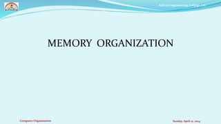 memory Organization in computer organization | PPT
