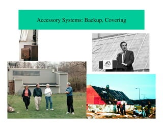 Accessory Systems: Backup, Covering
 