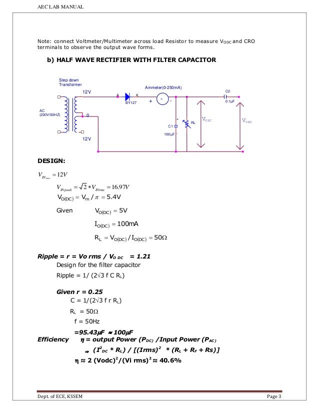 50hz Ripple Filter Circuit