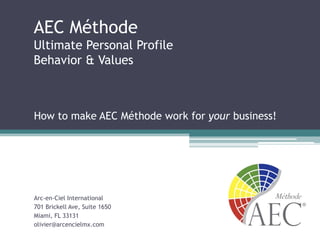 AEC DISC 2.0 | PDF