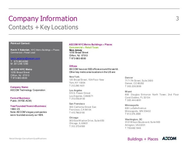 Aecom Work Experience