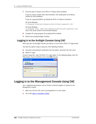 Configuration Guide for ArcSight Express v4.0 | PDF