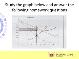 Study the graph below and answer the
following homework questions
18
 