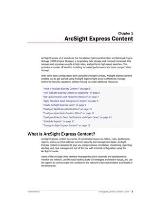 Standard Content Guide for ArcSight Express w/ CORR-Engine v3.0 | PDF