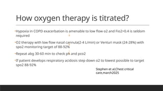 Acute exacerbation of chronic obstructive pulmonary disease | PPTX