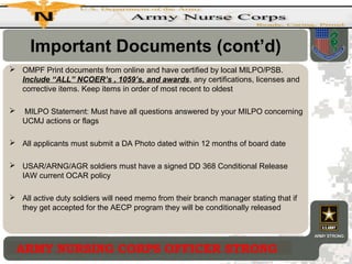 AMEDD Enlisted Commissioning Program | PPT
