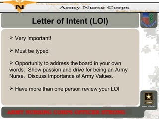 Army Loj Example AMEDD Enlisted Commissioning Program | PPT