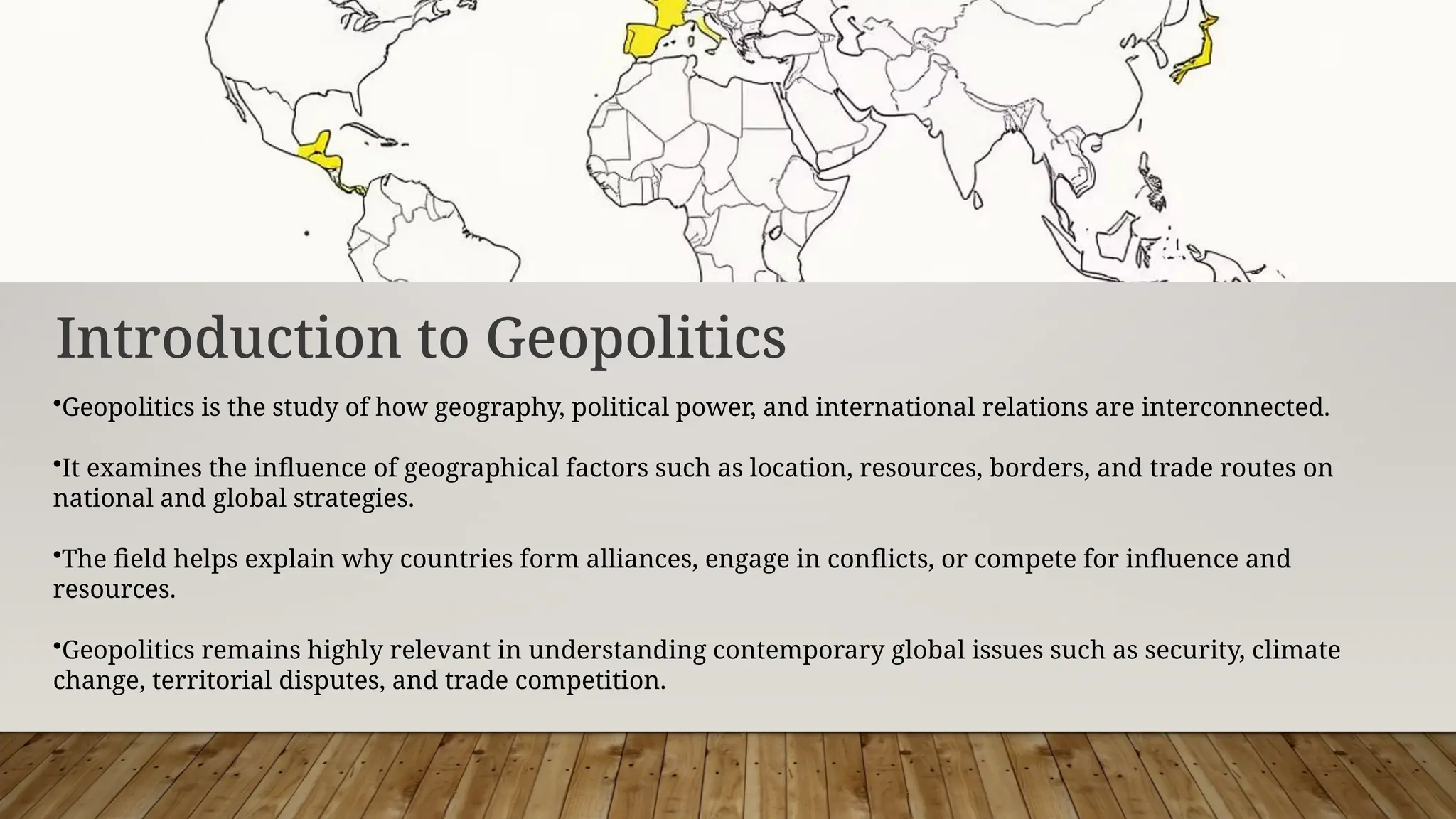 A brief and detailed study on the topic Geopolitics | PPTX