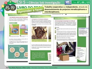 67 | 69 | 121 Trabalho cooperativo  ou  independente , através do  desenvolvimento de projectos   intradisciplinares e interdisciplinares. Aprender a fazer 