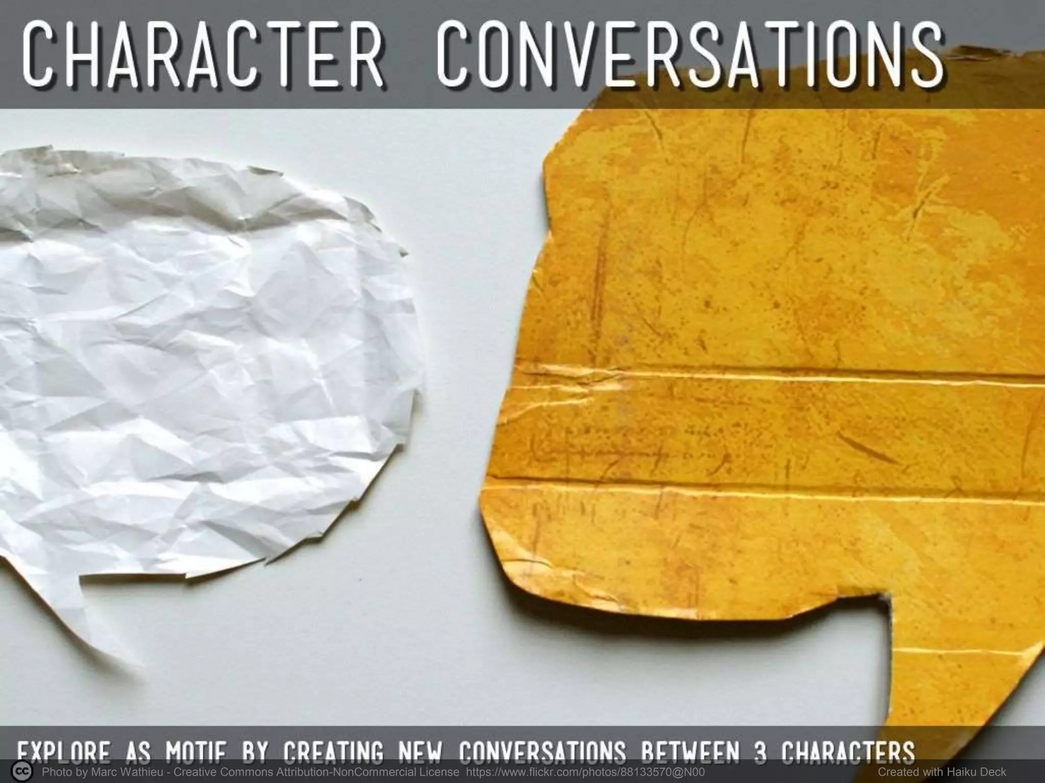 Photo by Marc Wathieu - Creative Commons Attribution-NonCommercial License https://www.flickr.com/photos/88133570@N00 Created with Haiku Deck