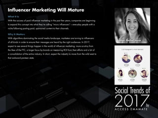 Influencer Marketing Will Mature
What It Is
With the success of paid influencer marketing in the past few years, companies...