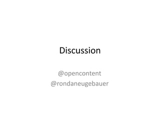 Discussion
@opencontent
@rondaneugebauer

 