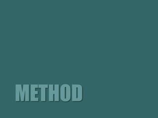 METHOD 
 