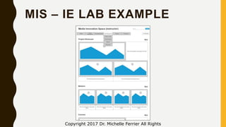 MIS – IE LAB EXAMPLE
Copyright 2017 Dr. Michelle Ferrier All Rights
 