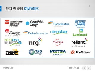 www.aect.net (512) 474-6725
2
AECT MemberCompanies
 
