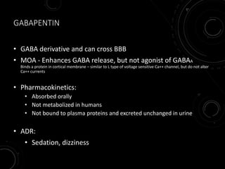 are gaba and gabapentin related
