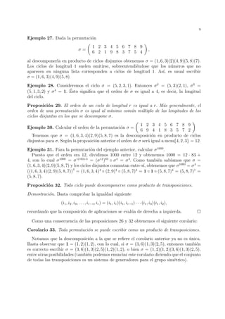 = (1, 5)(2, 6, 7, 5, 3)(2, 7, 8). 
Entonces  