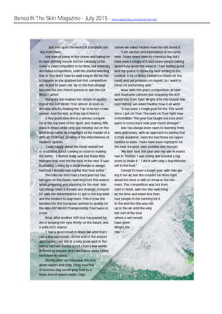 Beneath The Skin Magazine - July 2015 - www.vagabondco.com/beneath-the-skin
 