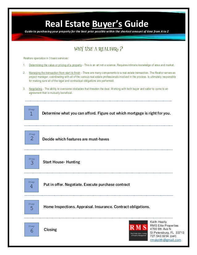 Buyers Guide RMS Elite Properties