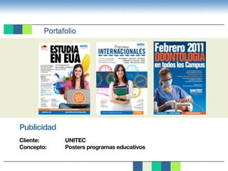 unitec.mx santafeuniversity.edu
SANTA FE
University of
Art and Design
ESTUDIA
EN EUAcon el programa de
Intercambios Académicos
de la UNITEC
MayoresInformes:
CampusSur
GerenciadeCooperaciónInternacional
Tel.5624-7700Ext.49201
estudext@service.unitec.mx
CampusCuitláhuac
OficinadeExalumnos
Tel.5328-7972Ext.56205
ipalencia@mail.unitec.mx
CursauncuatrimestredeDiseño
Grafico,Arquitectura,Publicidad,
CienciasdelaComunicación
oMercadotecniaenlaUniversidad
deSantaFe,NuevoMéxico,
enEstadosUnidos.
Participayobténunadelas
10 becas
Sólonecesitas:
•TOEFLcon540puntos*
•Promediode8.0
Si tienes buen nivel de inglés y todavía
no tienes tu examenTOEFL actualizado,
puedes realizarlo de forma gratuita
el XX y XX de XXXXX en tu Campus.
Fecha límite para entregar solicitud de beca:
12 de Junio
*SisolicitasbecarealizatuexamenTOEFL
antesdel12deJunio
Entrega de resultados de Aceptados:
19 de Junio
Fecha Límite para entregar documentación para
inscribirse en la Universidad de Santa Fe:
15 de Julio
¡NO TE PIERDAS ESTA EXPERIENCIA INTERNACIONAL!
CampusAtizapán
OficinadeExalumnos
Tel.5366-7500Ext.55652y55205
jmarinro@mail.unitec.mx
CampusEcatepec
OficinadeExalumnos
Tel.1115-7000Ext.51205
fmayorga@mail.unitec.mx
REVALIDA
MATERIAS DE
TU PLAN DE
ESTUDIOS
entodoslosCampus
A partir de febrero de 2011
podrás estudiar la carrera de
Odontología en los
Campus Atizapán, Ecatepec y Sur
con la misma excelencia académica
que desde hace 40 años
se imparte en Campus Marina.
Infórmate en la
Oficina de Admisión de los Campus
www.unitec.mx 018007UNITEC EXPERIENCIAUNITECMR
Publicidad
Cliente:			UNITEC
Concepto:		 Posters programas educativos
INTERNACIONALES
Programas
INTERNACIONALES
U N I T E C
018007864832
unitec.mx
Inicia tu experiencia de vida®
U N I T E C
018007864832
unitec.mx
Reaﬁrma tu experiencia
Conoce las oportunidades
que te ofrece la UNITEC
para estudiar en el extranjero
• INTERCAMBIOS • MAESTRÍAS • DIPLOMADOS
• SEMINARIOS DE TITULACIÓN • AUPAIR
• IDIOMAS • MBA CON DOBLE GRADO
PARA MAYORES INFORMES:
CAMPUS MARINA-CUITLÁHUAC
Lic. Ivette Palencia
ipalenci@mail.unitec.mx
Tel: 5328 7972
CAMPUS ECATEPEC
Lic. Fernando Mayorga
fmayorga@mail.unitec.mx
Tel 1115 7000 Ext. 51205
CAMPUS ATIZAPÁN
Lic. Jonathan Marin
jmarinro@mail.unitec.mx
Tel: 5366 7500 Ext. 55205
CAMPUS SUR
Lic. Magdel Ortega
mortega@mail.unitec.mx
Tel: 5624 7700 Ext. 49229
GERENCIA DE COOPERACIÓN INTERNACIONAL
Lic. Mónica Sánchez Rodríguez
estudext@service.unitec.mx
Tel: 8000 8126
 