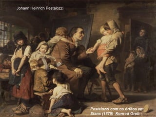 Johann Heinrich Pestalozzi




                             Pestalozzi com os órfãos em
                             Stans (1879) Konrad Grob -
 